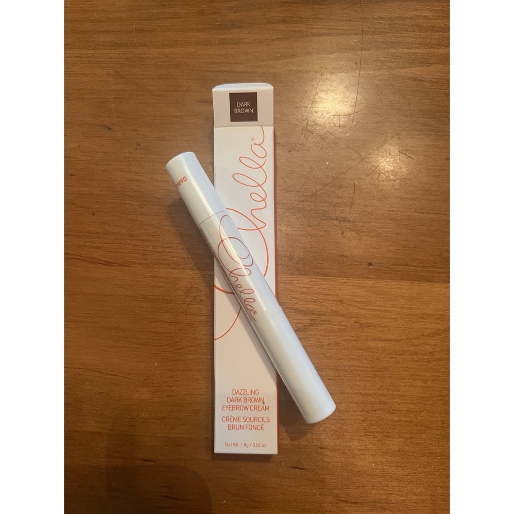 NEW Chella Eyebrow Cream Dazzling Dark Brown COLOR